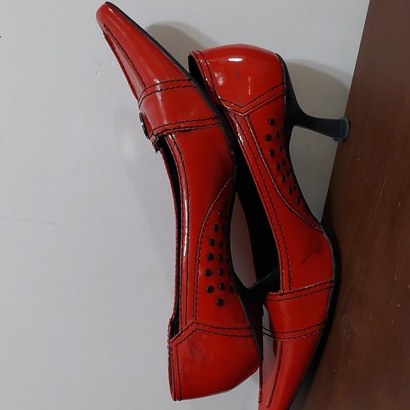 Steven Shoe Size 9 Red - Picture 5 of 16